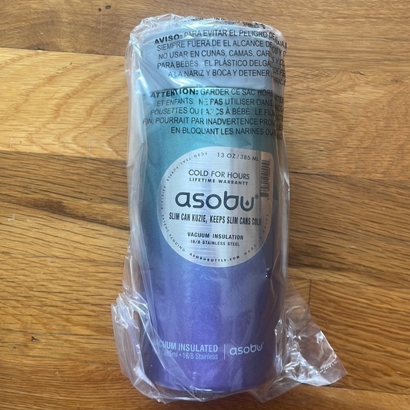 NWT Asobu unicorn slim can kuzie coozie - Picture 4 of 4